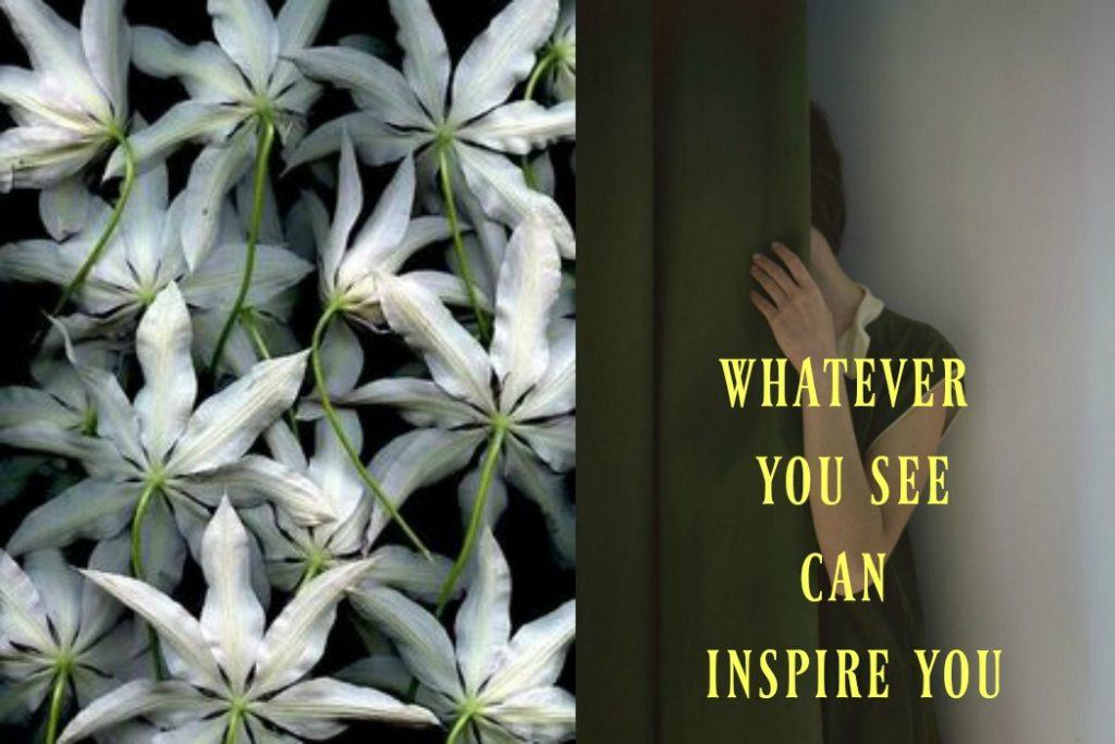 סוד, אישה מאחורי דלת, פרחים לבנים מתוך הבלוג Tamari and me של תמרי סלונים ליבס פוסט: סודות