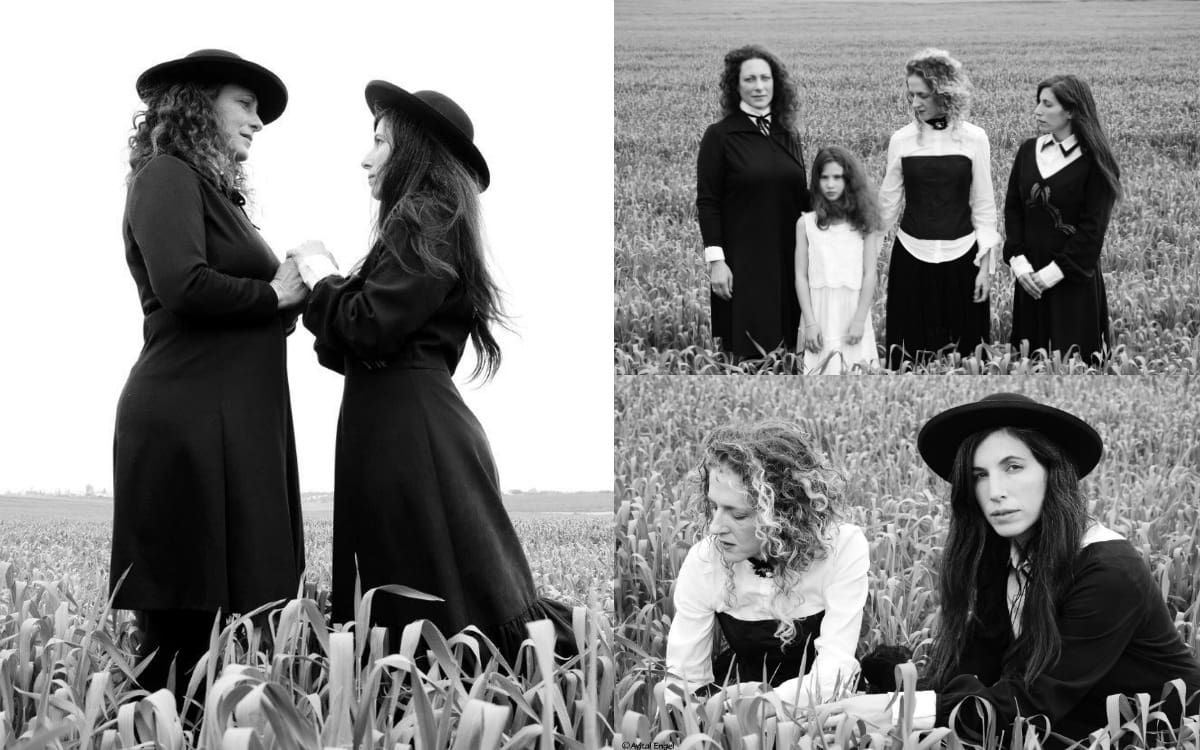 פרוייקט האיימיש נשים בשדה חיטה. בבלוג של tamarindme.com צילום אביטל אנגל. לירון אלעד הגר אשחר ניר סיגל הר ציון