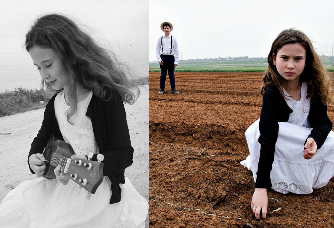 ילדים מתוך פרוייקט האיימיש בבלוג של tamariandme.com תמרי סלונים ליבס צילום ימין: אביטל אנגל צילום שמאל: הגר אשחר ניר